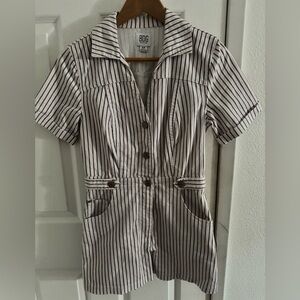 BDG Striped romper- Super cute utility-style short from Urban Outfitters.